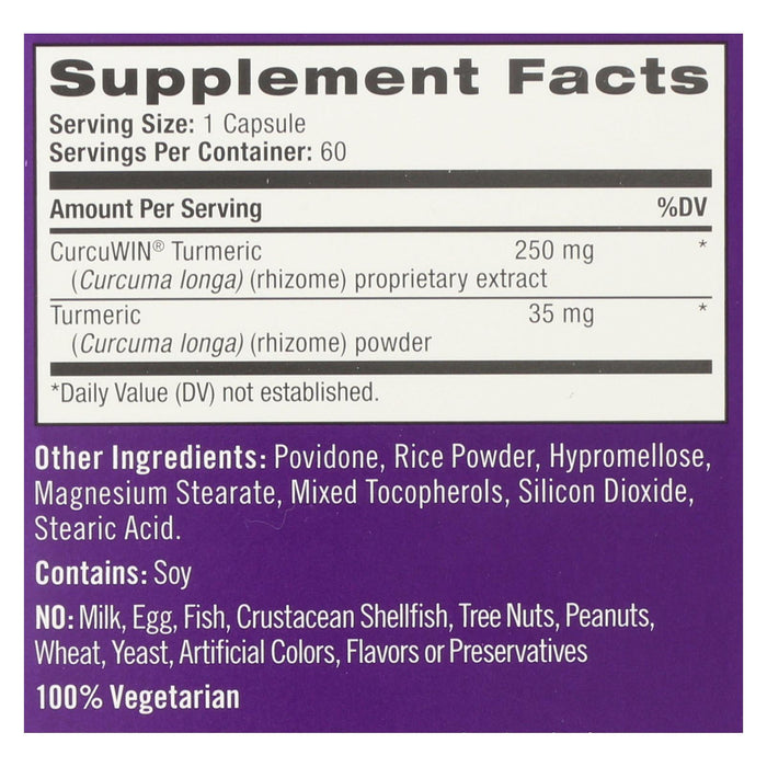 Natrol Turmeric Capsules - Extra Strength - 60 Count