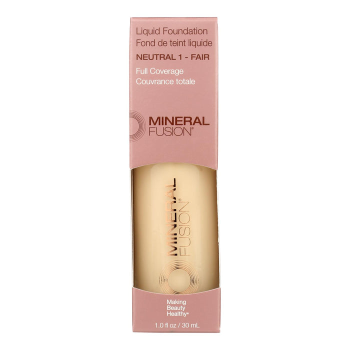 Mineral Fusion - Mkup Liquid Foundtn Ntrl 1 - 1 Each-1 Fz