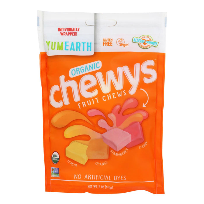 Yumearth - Chewys Fruit Chews - Case Of 6-5 Oz