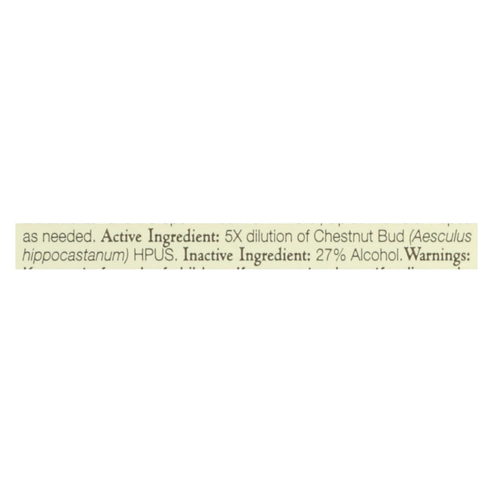 Bach Flower Remedies Essences Chestnut Bud - 0.7 Fl Oz