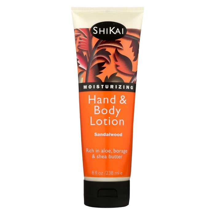 Shikai All Natural Hand And Body Lotion Sandlewood - 8 Fl Oz