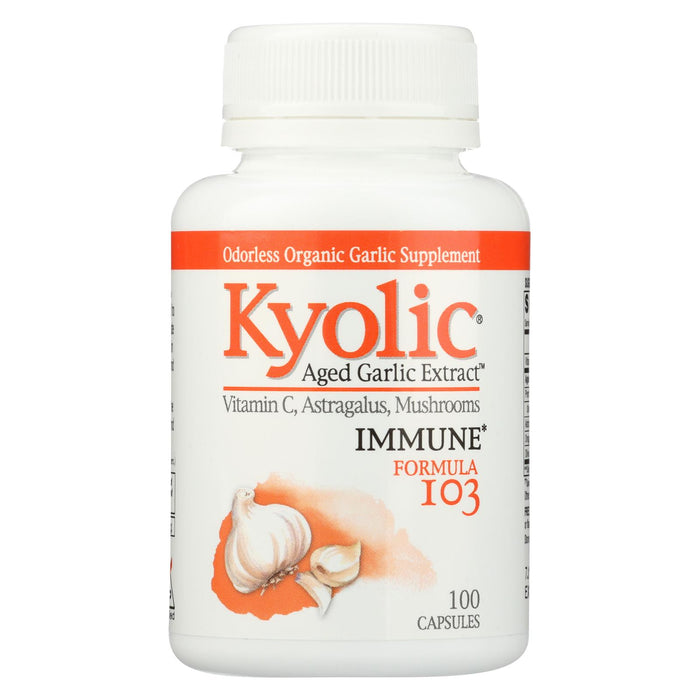 Kyolic - Aged Garlic Extract Immune Formula 103 - 100 Capsules