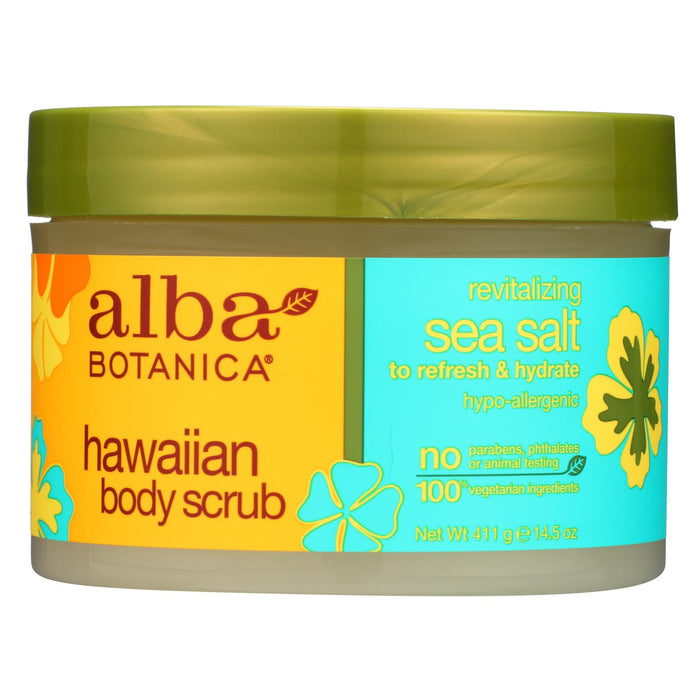 Alba Botanica - Hawaiian Sea Salt Body Scrub - 14.5 Oz