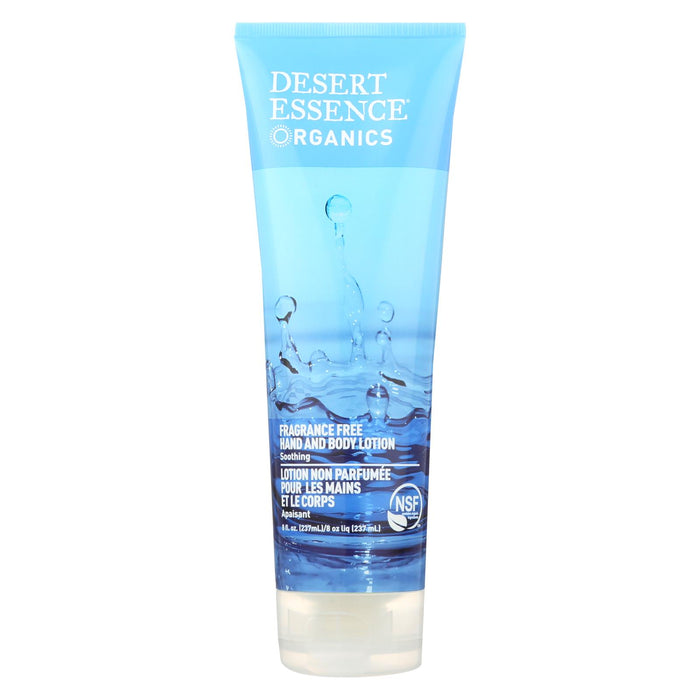 Desert Essence - Pure Hand And Body Lotion Unscented - 8 Fl Oz