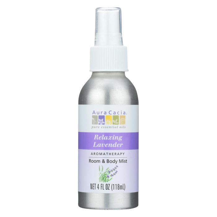 Aura Cacia - Aromatherapy Mist Calming Lavender Harvest - 4 Fl Oz