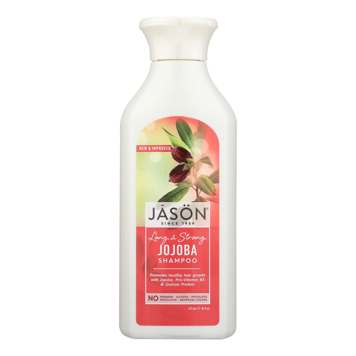 Jason Pure Natural Shampoo Long And Strong Jojoba - 16 Fl Oz