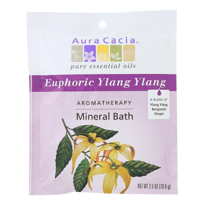 Aura Cacia - Aromatherapy Mineral Bath Euphoria - 2.5 Oz - Case Of 6