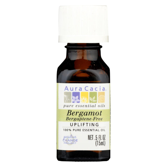 Aura Cacia - Pure Essential Oil Bergamot - 0.5 Fl Oz