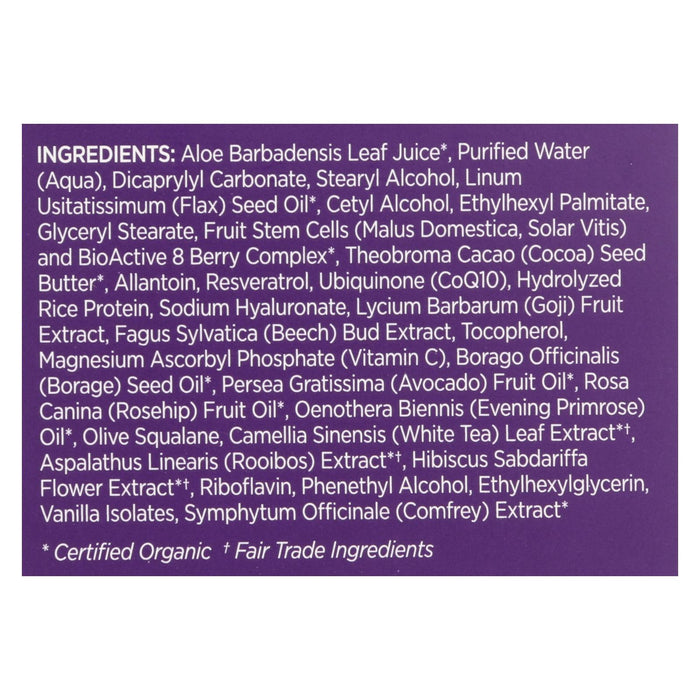 Andalou Naturals Resveratrol Q10 Night Repair Cream - 1.7 Fl Oz