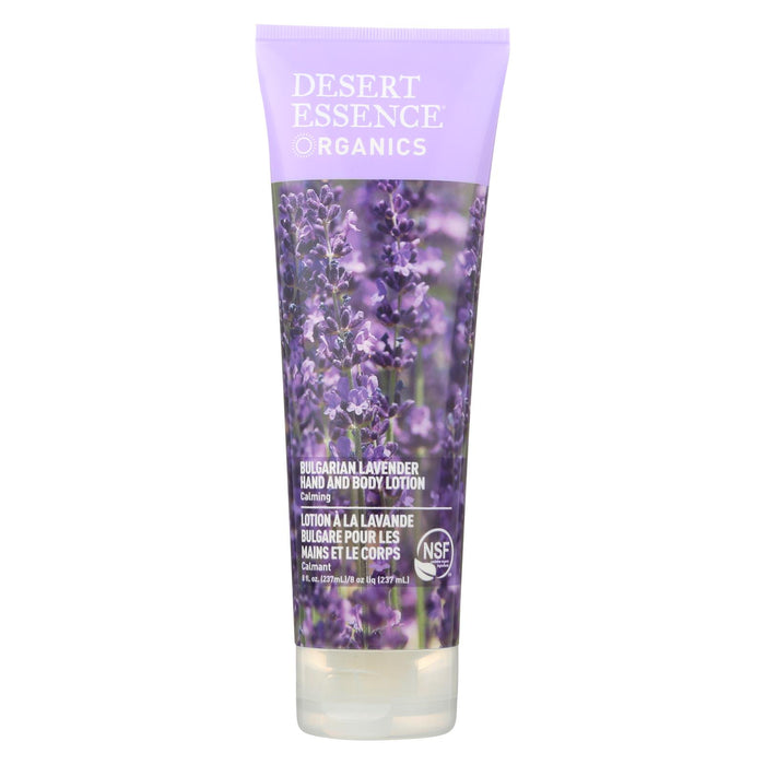 Desert Essence - Hand And Body Lotion Bulgarian Lavender - 8 Fl Oz