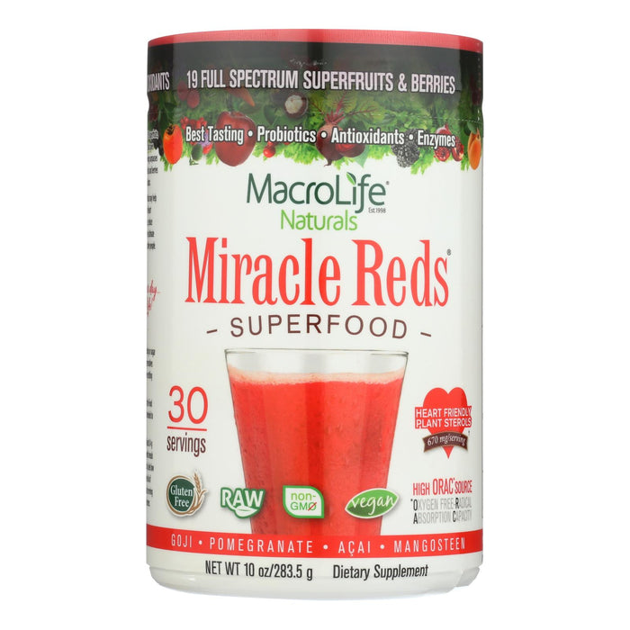 Macrolife Naturals Miracle Reds Berri - 10 Oz