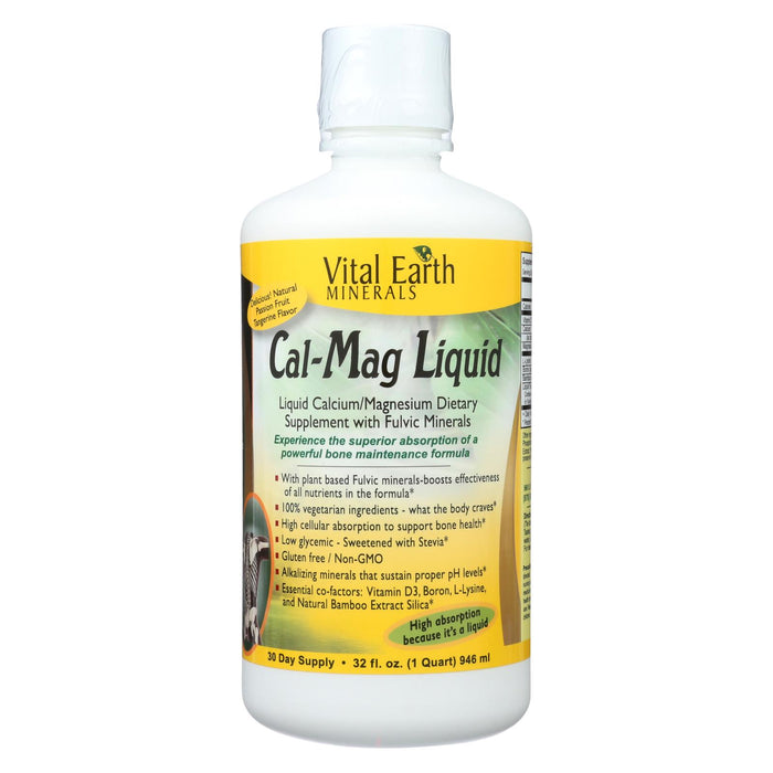 Vital Earth Minerals Cal-mag - Liquid - 32 Oz