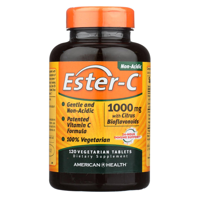 American Health - Ester-c With Citrus Bioflavonoids - 1000 Mg - 120 Vegetarian Tablets