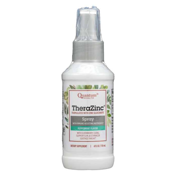 Quantum Therazinc Spray Peppermint Clove - 4 Fl Oz