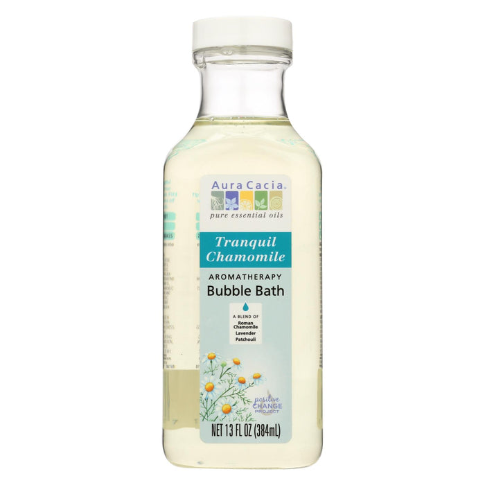 Aura Cacia - Aromatherapy Bubble Bath Tranquil Chamomile - 13 Fl Oz