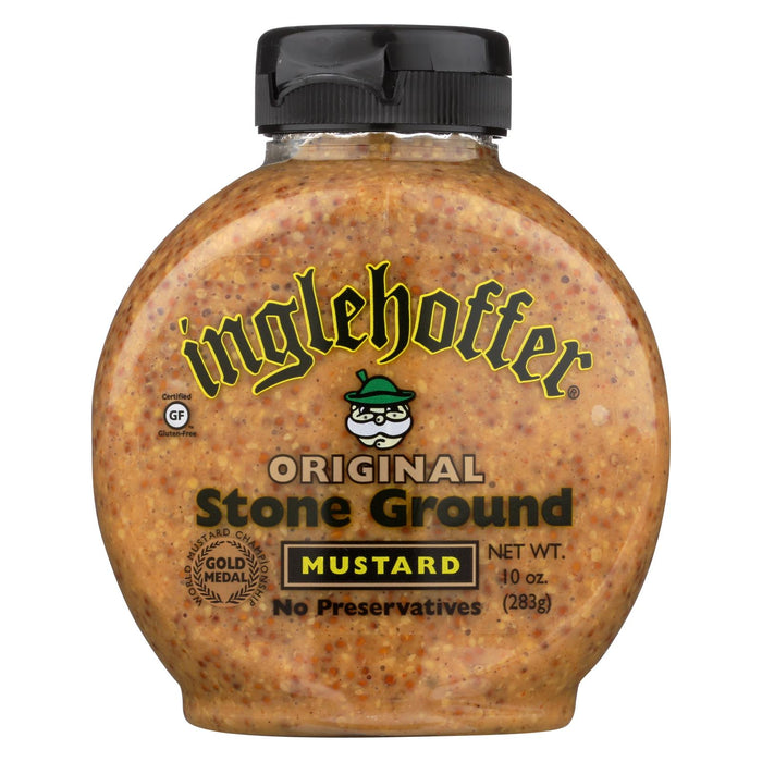 Inglehoffer - Mustard - Original Stone Ground - Case Of 6 - 10 Oz.