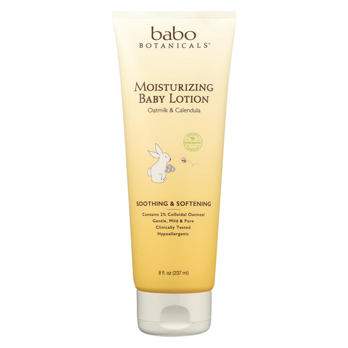 Babo Botanicals - Oatmilk Calendula Moisturizing Baby Lotion - 8 Fl Oz