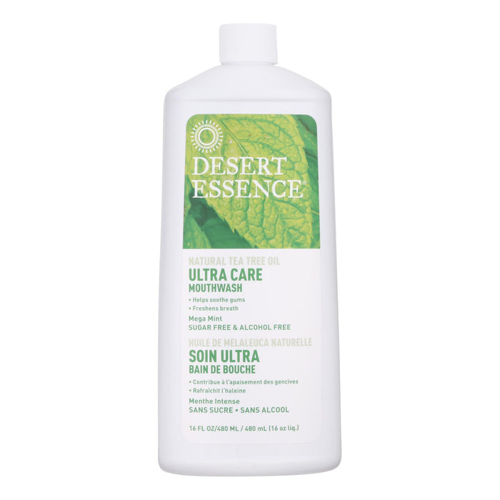 Desert Essence - Mouthwash - Tea Tree U-care Mint - 16 Fl Oz