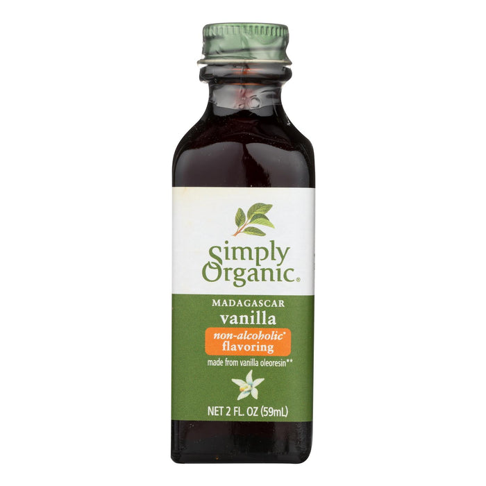 Simply Organic Vanilla Flavoring - Organic - 2 Oz - Case Of 6