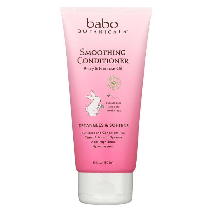 Babo Botanicals - Detangling Conditioner - Instantly Smooth Berry Primrose - 6 Oz