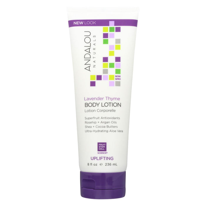 Andalou Naturals Body Lotion - Lavender Thyme Refreshing - 8 Fl Oz