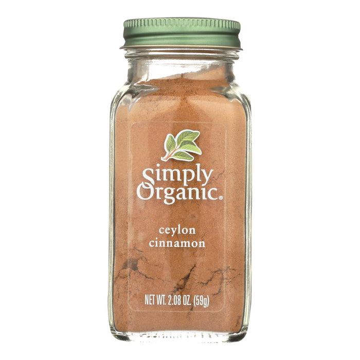 Simply Organic Ground Ceylon Cinnamon - Case Of 6 - 2.08 Oz.