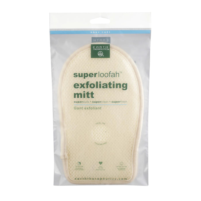 Earth Therapeutics Loofah - Super - Exfoliating - Bath Mitt - 1 Count