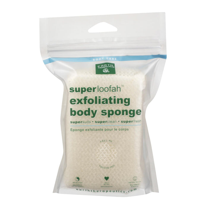 Earth Therapeutics Loofah - Super - Exfoliating - Body Sponge - 1 Count