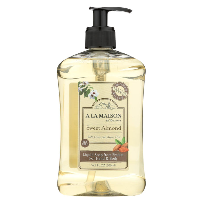 A La Maison - French Liquid Soap - Sweet Almond - 16.9 Fl Oz