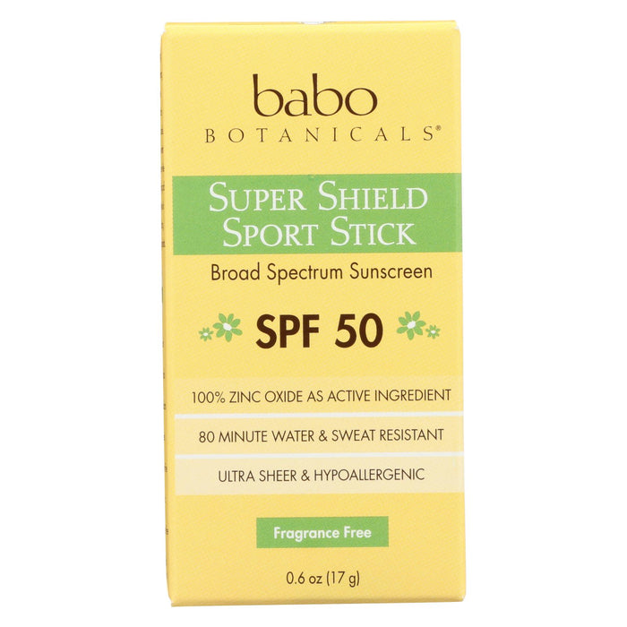 Babo Botanicals - Sunscreen - Fragrance Free - 1 Each - .6 Fl Oz.