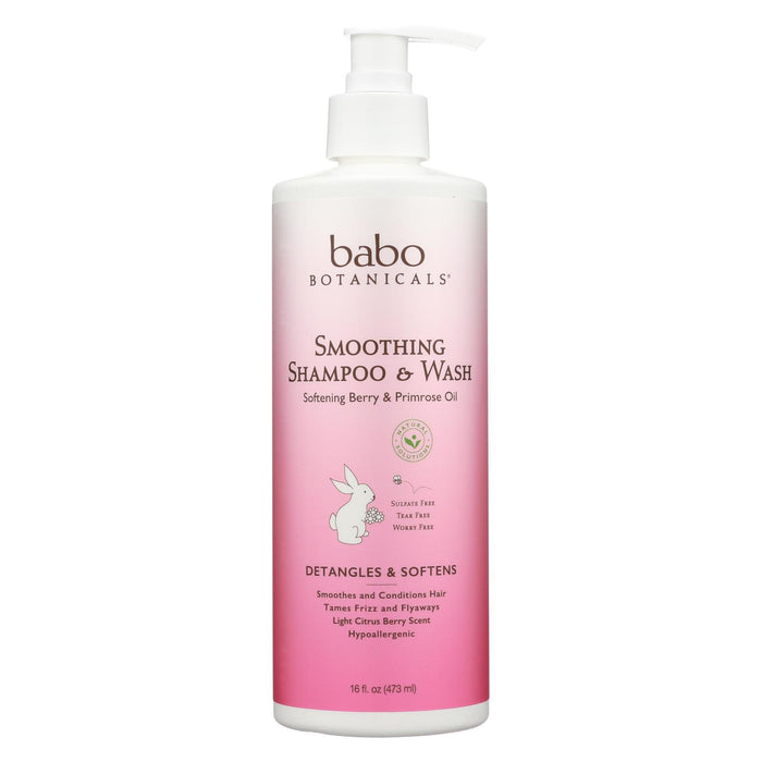 Babo Botanicals - Shampoo - Softening Berry And Primrose Oil - 1 Each - 16 Fl Oz.