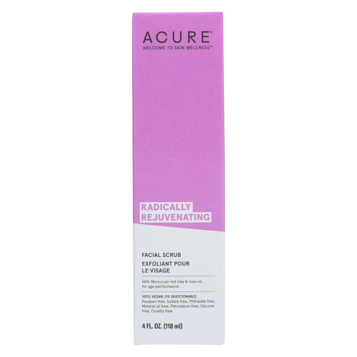 Acure - Scrub - Facial - Pore Minimize - 4 Fl Oz