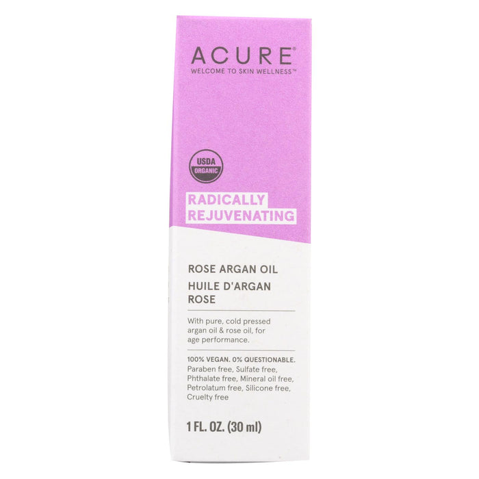 Acure - Argan Oil - Radically Rejuvenating Rose - 1 Fl Oz