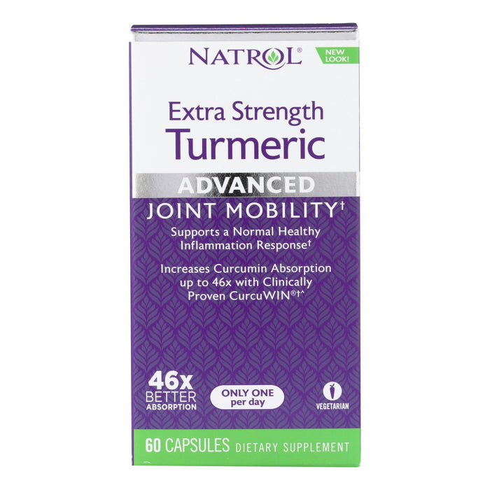 Natrol Turmeric Capsules - Extra Strength - 60 Count