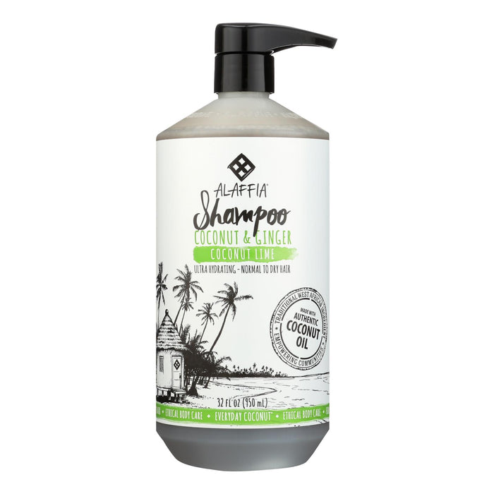 Alaffia - Everyday Shampoo - Coconut Lime - 32 Fl Oz.