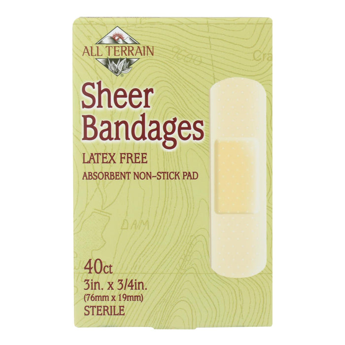 All Terrain - Bandages - Sheer - 3-4 In X 3 In - 40 Ct