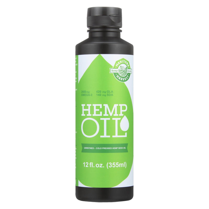 Manitoba Harvest Unrefined Cold Pressed Hemp Oil  - 1 Each - 12 Fz