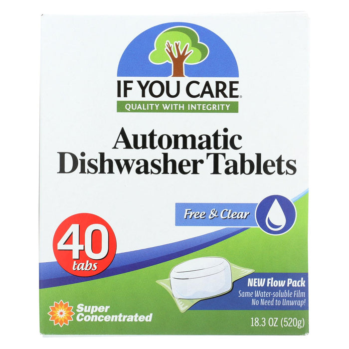 If You Care Automatic Dishwasher Tabs - 40 Count - Case Of 8