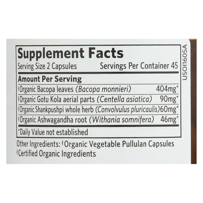 Organic India Usa Whole Herb Supplement  - 1 Each - 90 Vcap