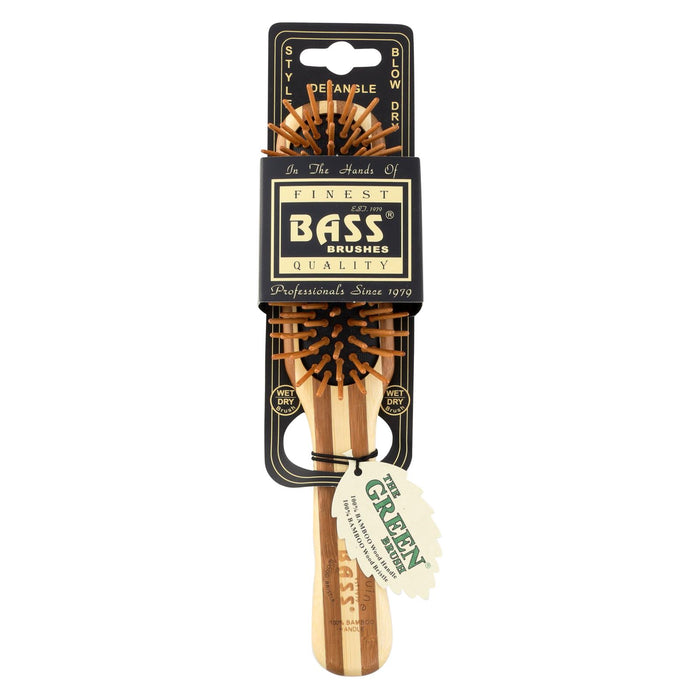 Bass Brushes - Natural Bamboo Pin Brush - Small - 1 Count