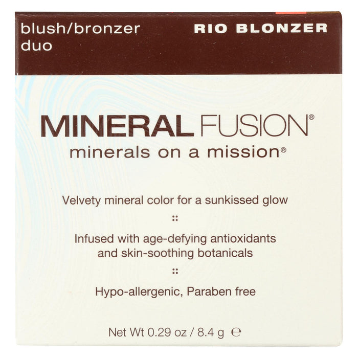 Mineral Fusion Minerals On A Mission Rio Blonzer Blush-bronzer Duo  - 1 Each - .29 Oz