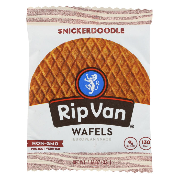 Rip Vanilla Wafels - Wafel Snickerdoodle - Case Of 12 - 1.16 Oz