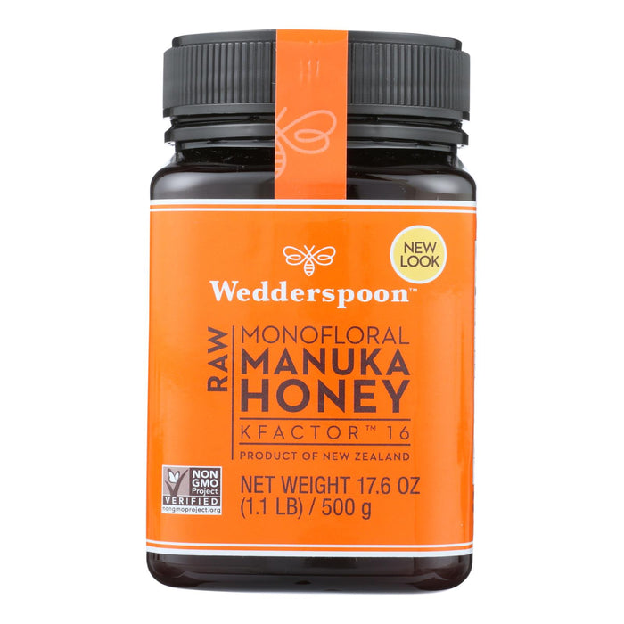 Wedderspoon Manuka Honey, Kfactor 16,  - Case Of 6 - 17.6 Oz