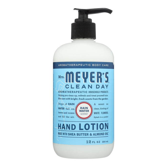 Mrs. Meyers Clean Day - Hand Lotion Rainwater - Case Of 6 - 12 Fz