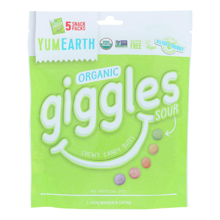 Yumearth - Candy Bg Og2 Giggles Sour - Cs Of 12-5-.5 Oz