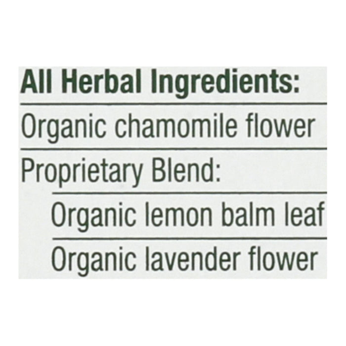 Traditional Medicinals Organic Chamomile With Lavender Herbal Tea - Caffeine Free - Case Of 6 - 16 Bags